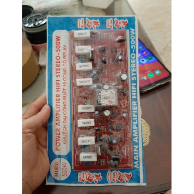Bo mạch khuyếch đại công suất 16 còng có RERAY 500W