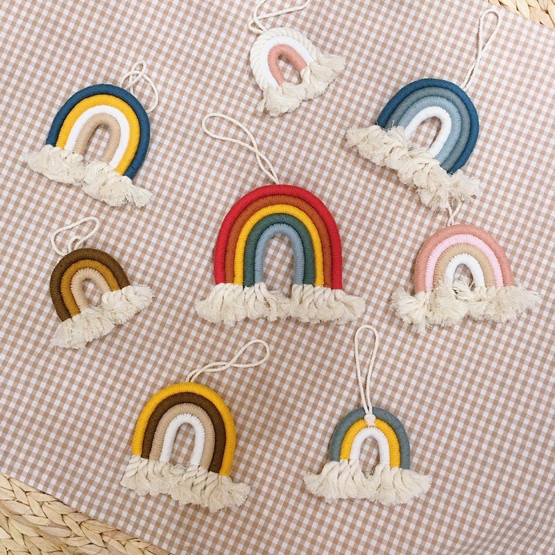 Cầu vồng treo tường, cầu vồng trang trí, cầu vồng macrame | BigBuy360 - bigbuy360.vn