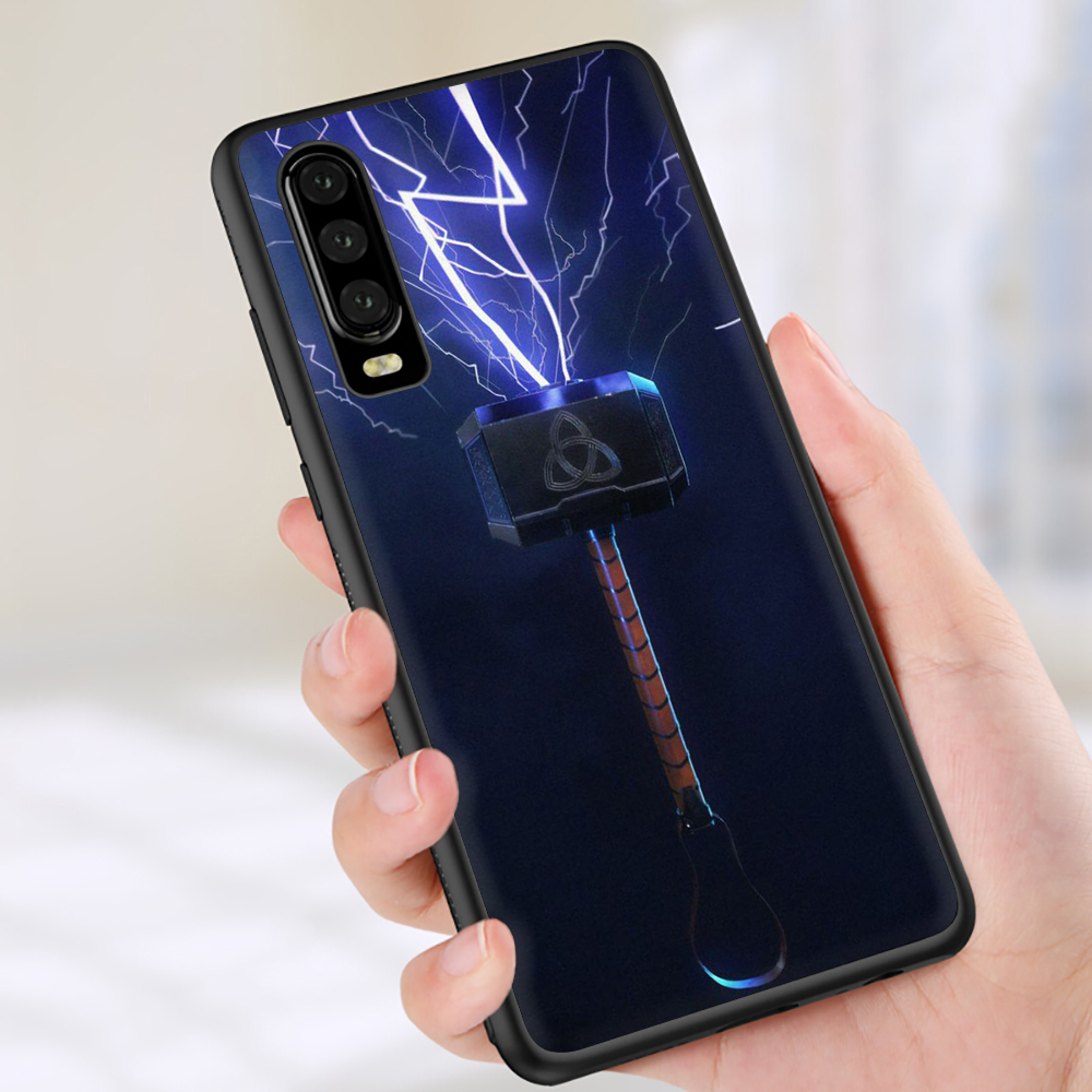 Ốp Điện Thoại Tpu Mềm Chống Rơi Họa Tiết Marvel Thor Cho Huawei P Smart 2021 P Smart S P9 P10 Lite P20 Pro