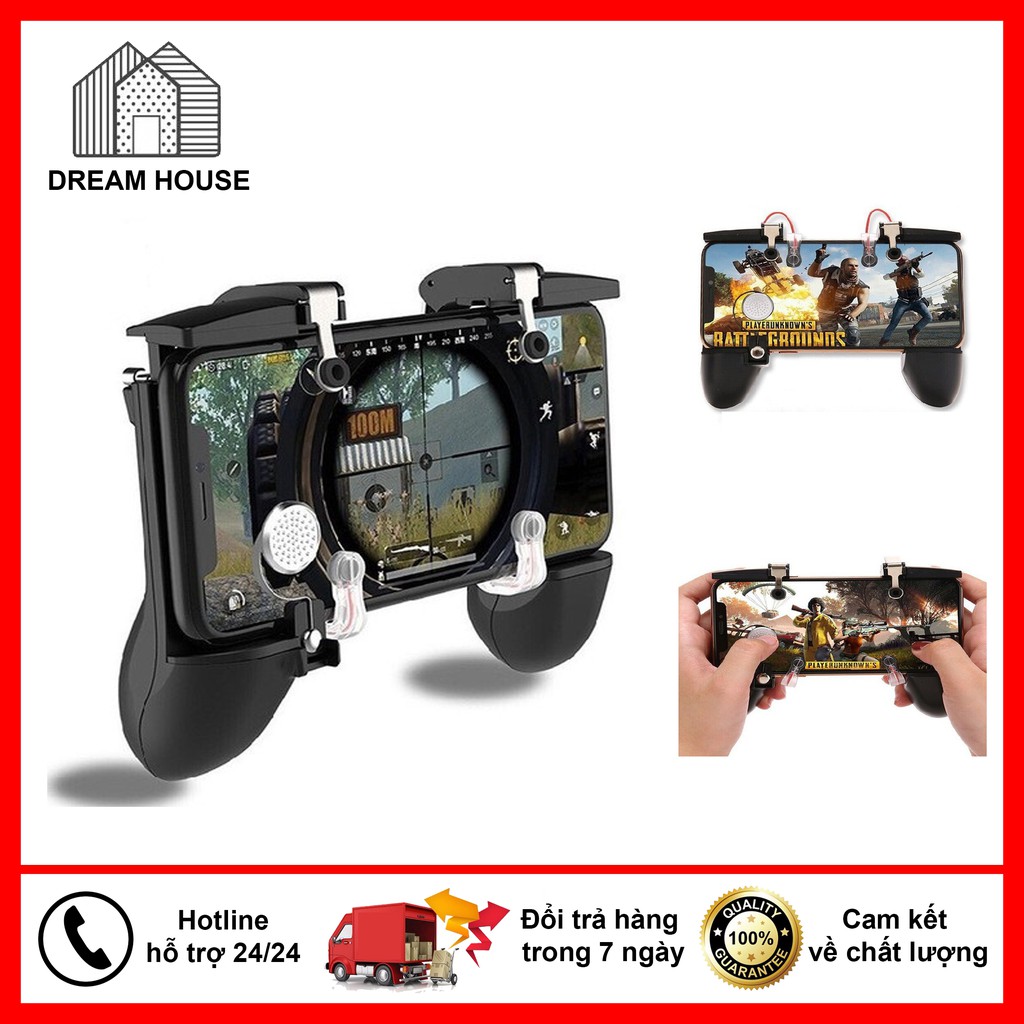 Tay Cầm Game Pad MV Pro 6 In 1 Hỗ Trợ Game Liên Quân, Pubg, Free Fire