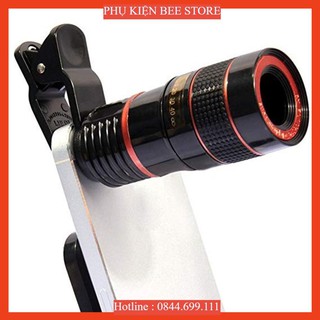 Ống kính X8 cho mọi loại điện thoại, chụp ảnh xa hơn,nét hơn, chuyên nghiệp hơn