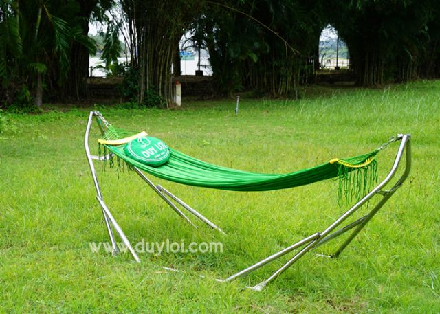 VÕNG XẾP DUY LỢI INOX CỠ LỚN - QUÀ TẶNG 20 MÓC ÁO