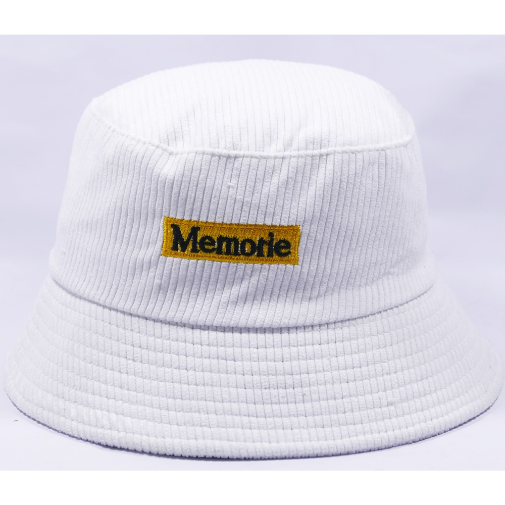 Mũ bucket vành cụp ❤️Nón tai bèo thêu chữ MEMORIE chất nỉ nhung cao cấp form unisex nam nữ 2022