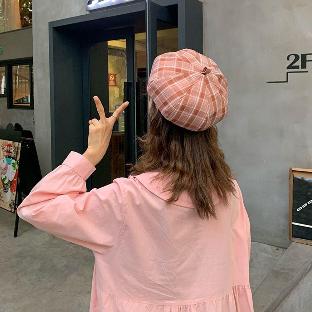 Mũ Beret Màu Trơn Phong Cách Hàn Quốc Thời Trang Cho Nữ
