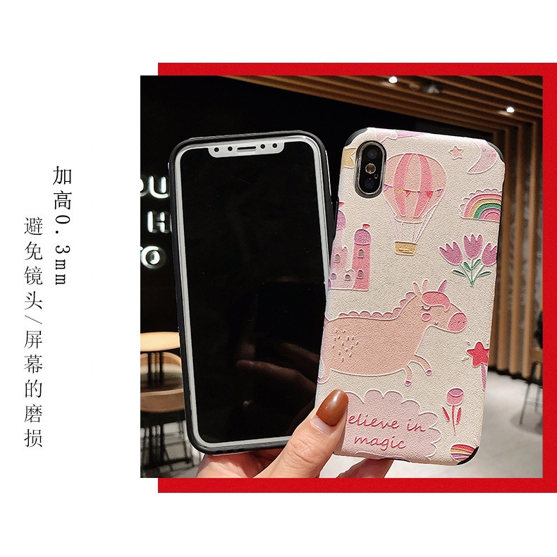 Ốp Điện Thoại Mềm Họa Tiết Hoạt Hình Kiểu Nhật Hàn Dành Cho Iphone 7plus Xr Max 8 | BigBuy360 - bigbuy360.vn