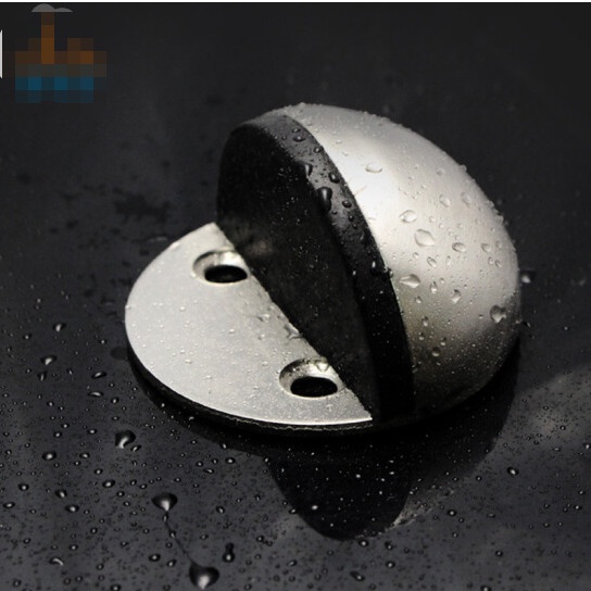 Chặn cửa bán nguyệt đệm cao su 2 vít chống va đập vào tường