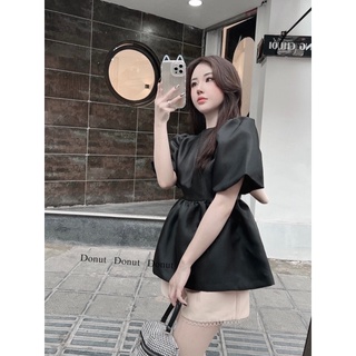 Sét nơ lưng hồng/đen