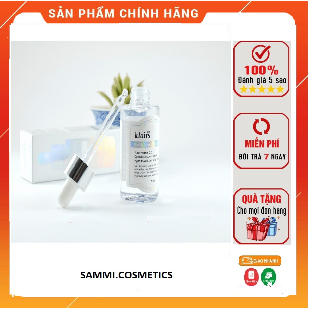 Serum dưỡng da Klair.s Freshly Juice - Tinh chất dưỡng da dưỡng ẩm, serum dưỡng da căng bóng.