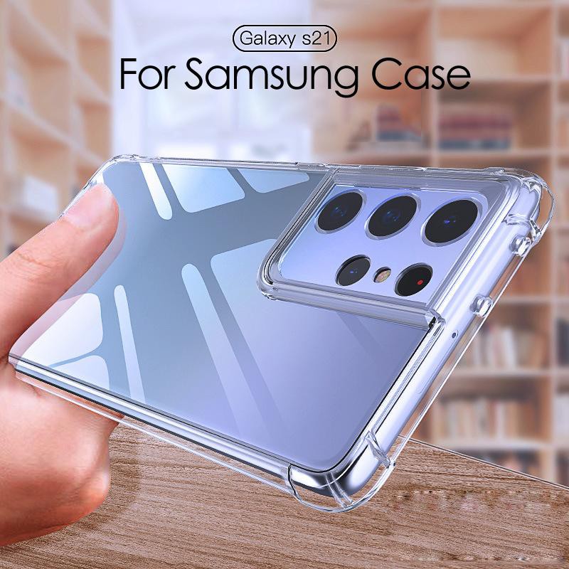 Ốp điện thoại chống sốc cho Samsung Galaxy S23 S20 S21 FE S22 Ultra S10 S10e S9 S8 Note 10 9 8 Plus Lite