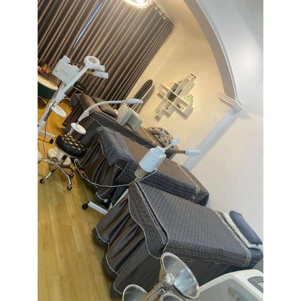 Ga/drap giường spa lụa trần bông cao cấp tặng kèm vỏ gối