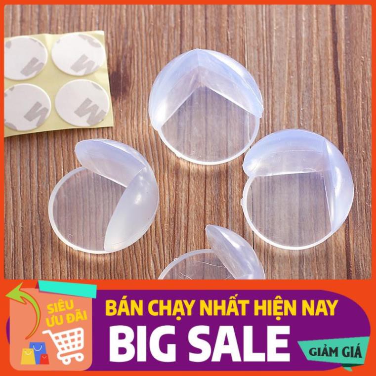 Set 4 Miếng Bịt Góc Bàn, Bọc Cạnh Bàn Silicon Tránh Va Đập - An Toàn Cho Bé Và Người Già- giảm giá khi mua từ 2 bộ