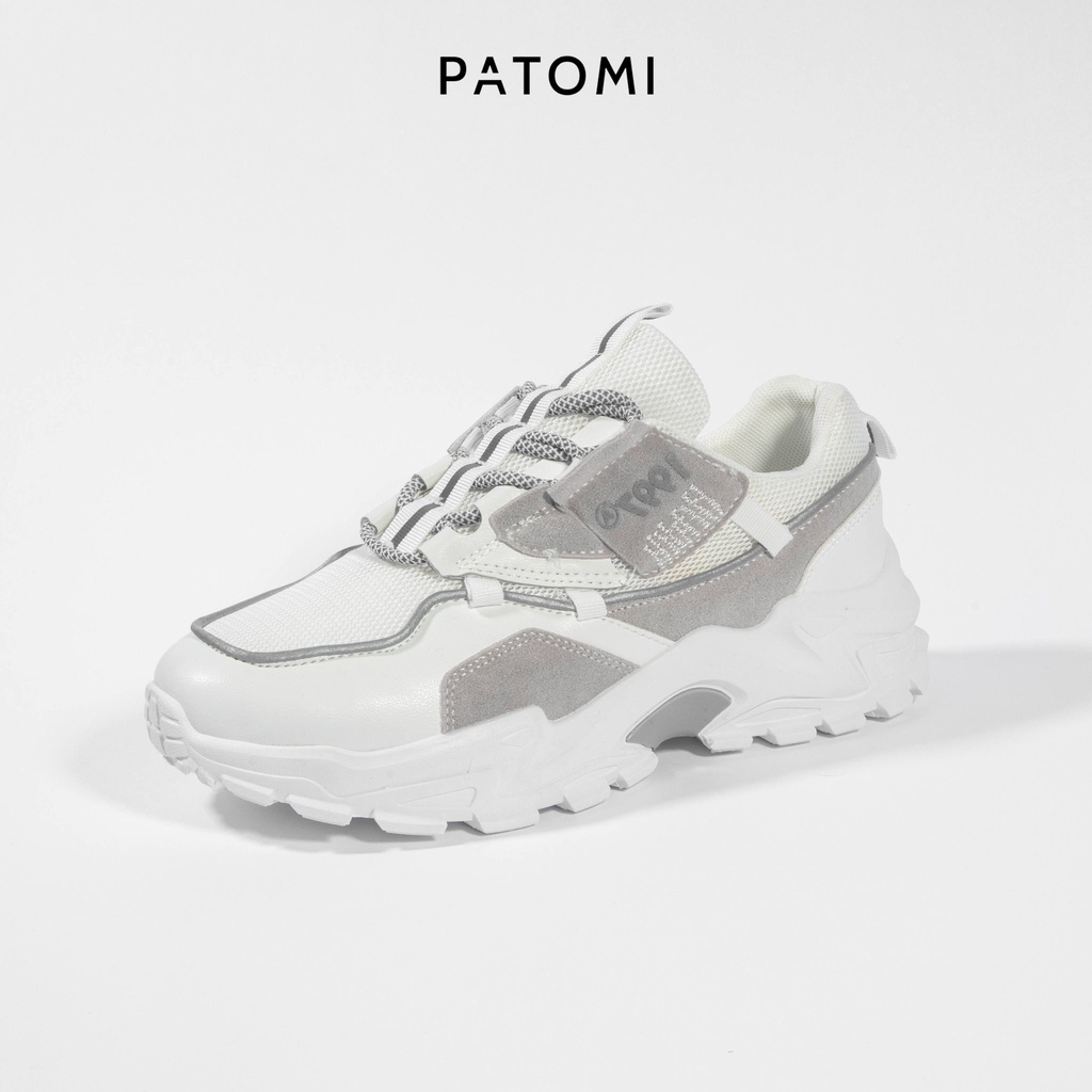 Giày thể thao nam da lộn tăng chiều cao chính hãng PATOMI, giày sneaker nam phong cách ulzzang Hàn quốc – G408