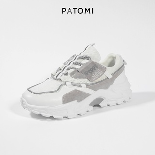 Giày thể thao nam da lộn cao cấp PATOMI, giày sneaker nam  phong cách ulzzang tăng chiều cao cho nam G408
