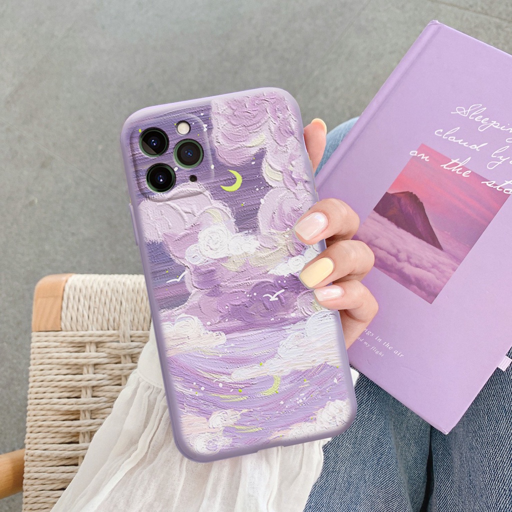 Ốp lưng iphone Ốp lưng iphone vuông cạnh hìnhIphone6/6plus/6S/6S plus/6/7/7plus/8/8plus/X/XS/XS Max/ Dinuo case