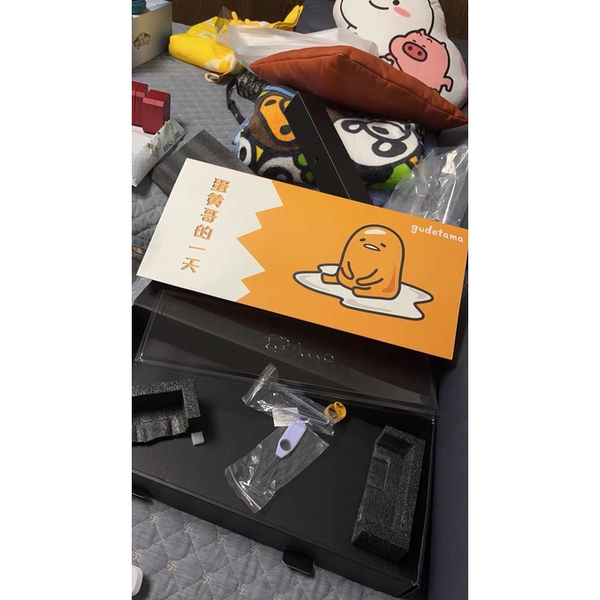 Bàn phím cơ AKKO 5108S phiên bản giới hạn trứng Gudetama có LED RGB hotswap keycap JDA CS crystal switch