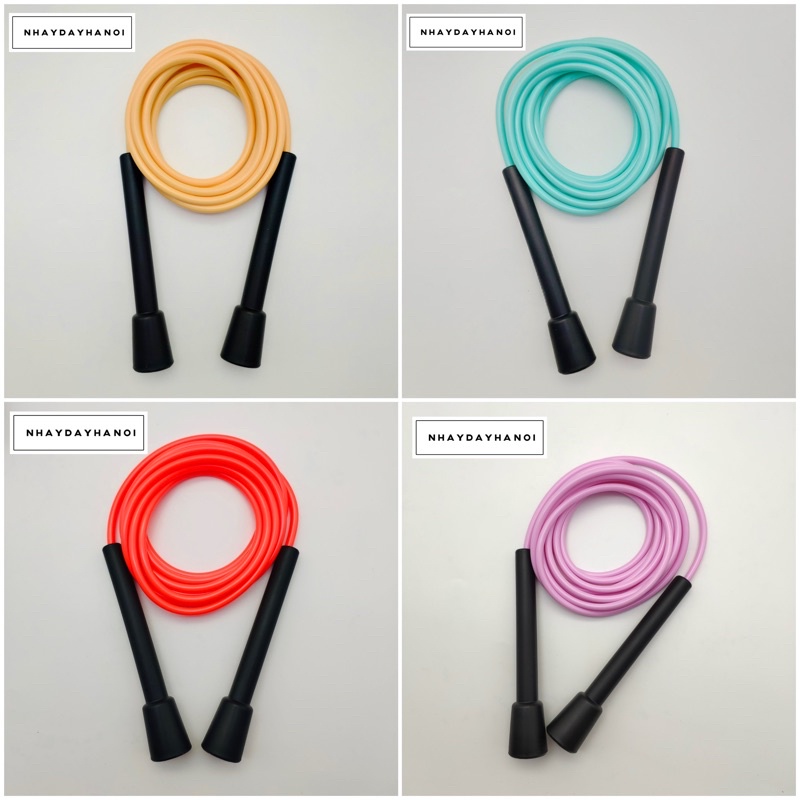 Dây nhảy PVC cao cấp - Speed rope - thể thao, cardio, thể lực, giảm cân
