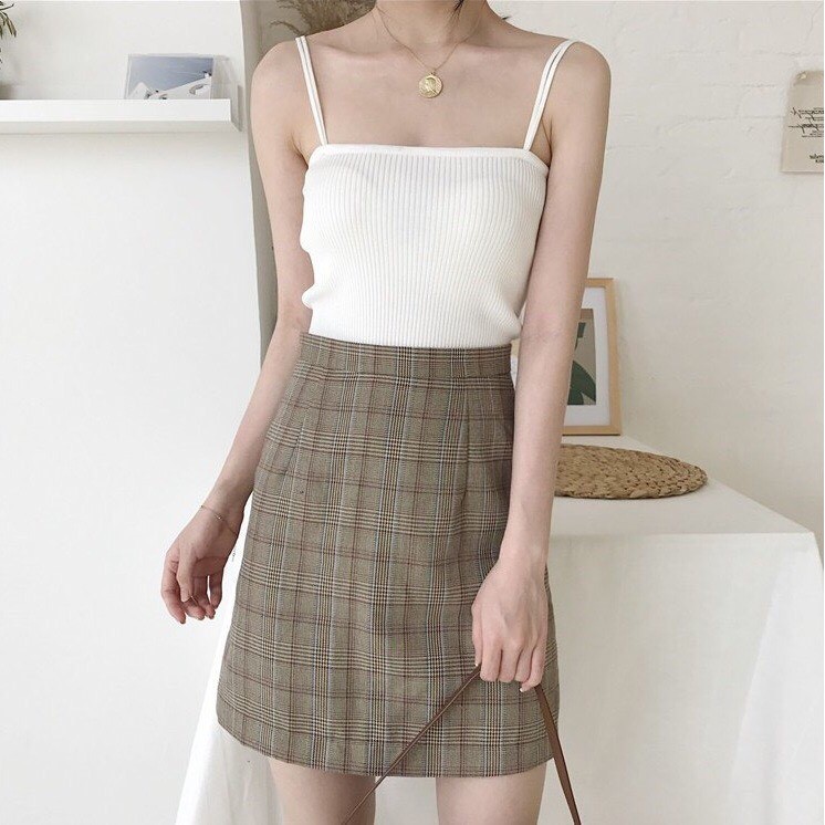 áo hai dây kép dệt kim 0650