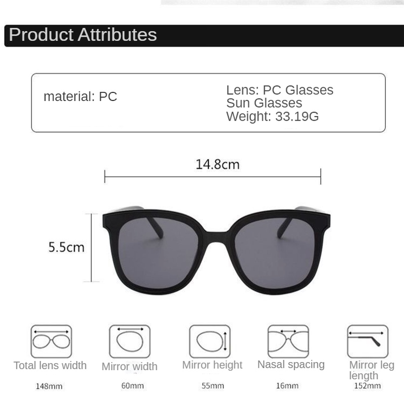 Kính mát chống tia cực tím thời trang cho nam và nữ