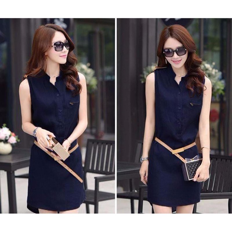 HÀNG ĐỦ SIZE: Đầm cát tuyết dáng suông lượn đuôi tôm - DS14