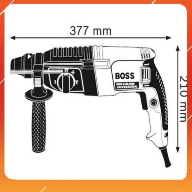 Máy khoan búa Bosch GBH3-28DRE 800W - Khoan bê tông, thép và gỗ hiệu quả