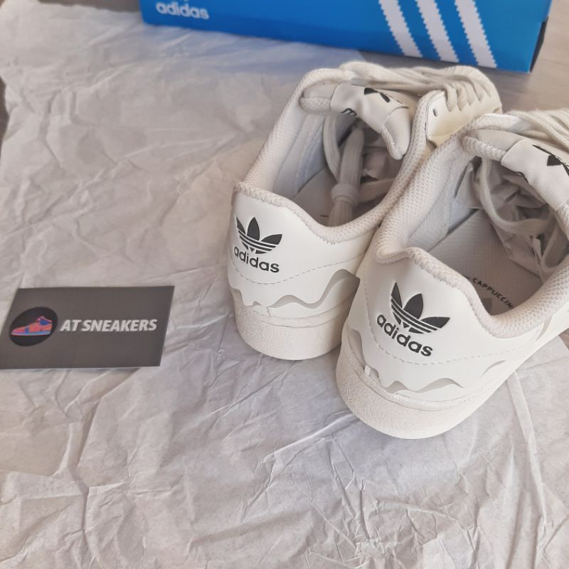 Giày Sneaker Superstar 2022 trắng sữa