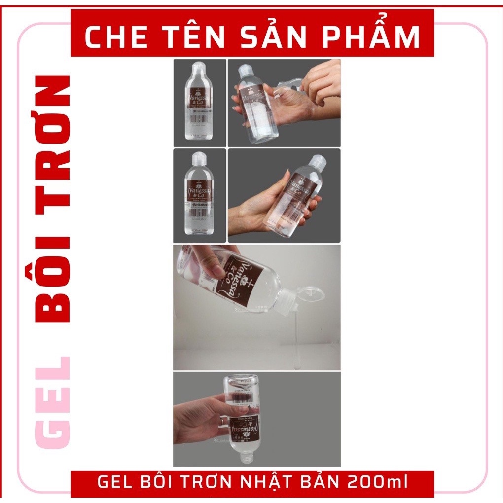 ( Che tên sản phẩm ) Gel Bôi Trơn VANESSA &amp; CO Masage Body Hàng Nhập Khẩu Nhật Bản - 200ml