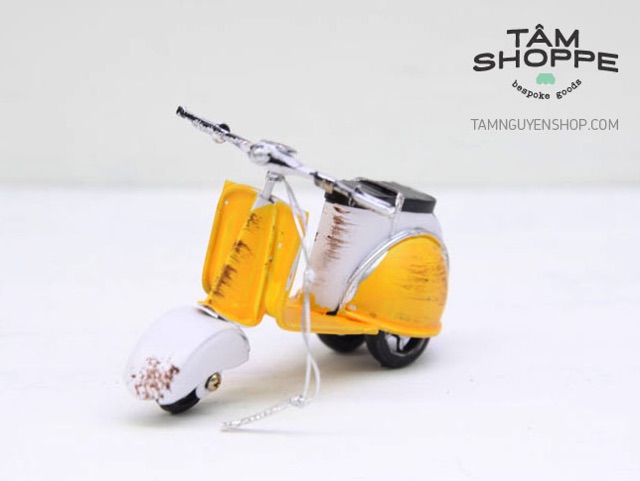 Mô hình xe vespa sắt mini