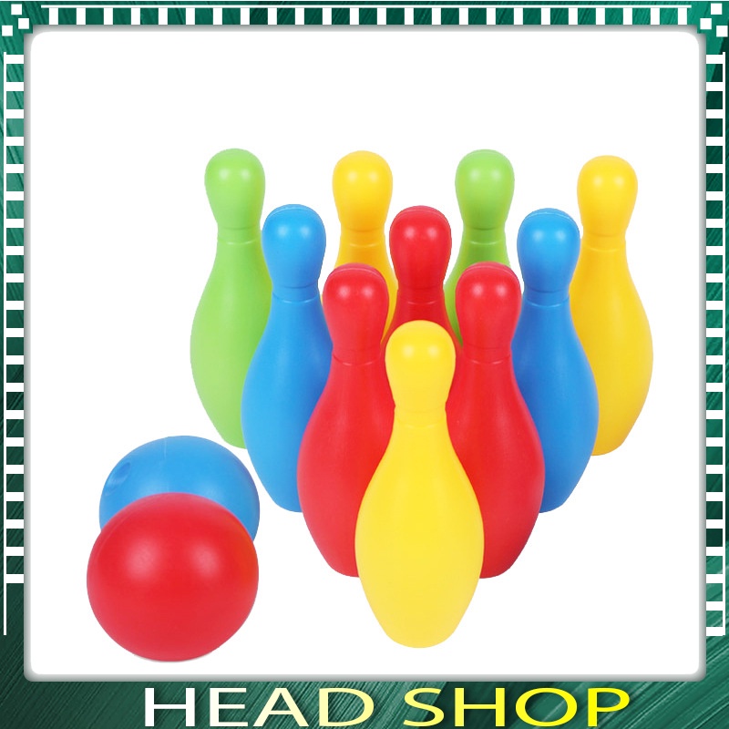 ĐỒ CHƠI BOWLING, BỘ BÓNG VÀ CHAI BOWLING CHO BÉ RÈN LUYỆN VẬN ĐỘNG HEADSHOP