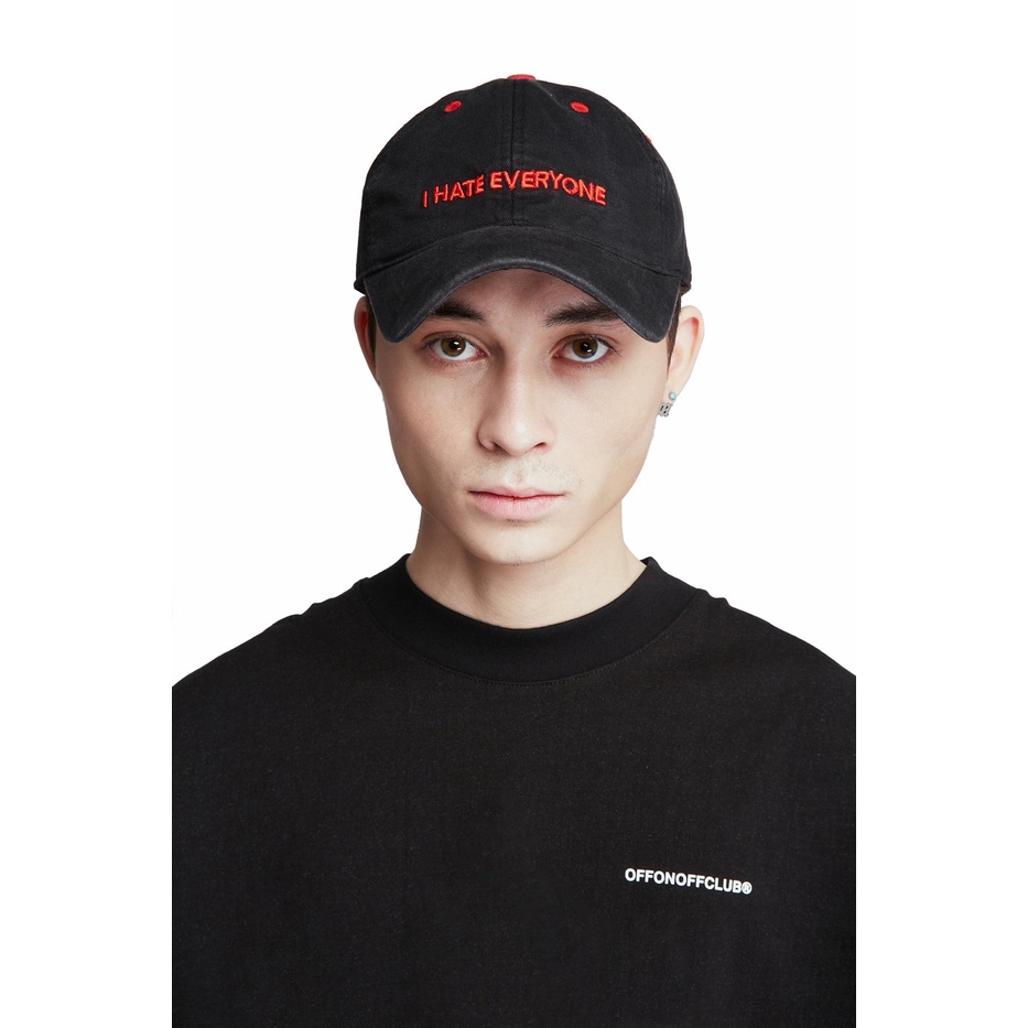 Nón I HATE EVERYONE CAP/BLACK