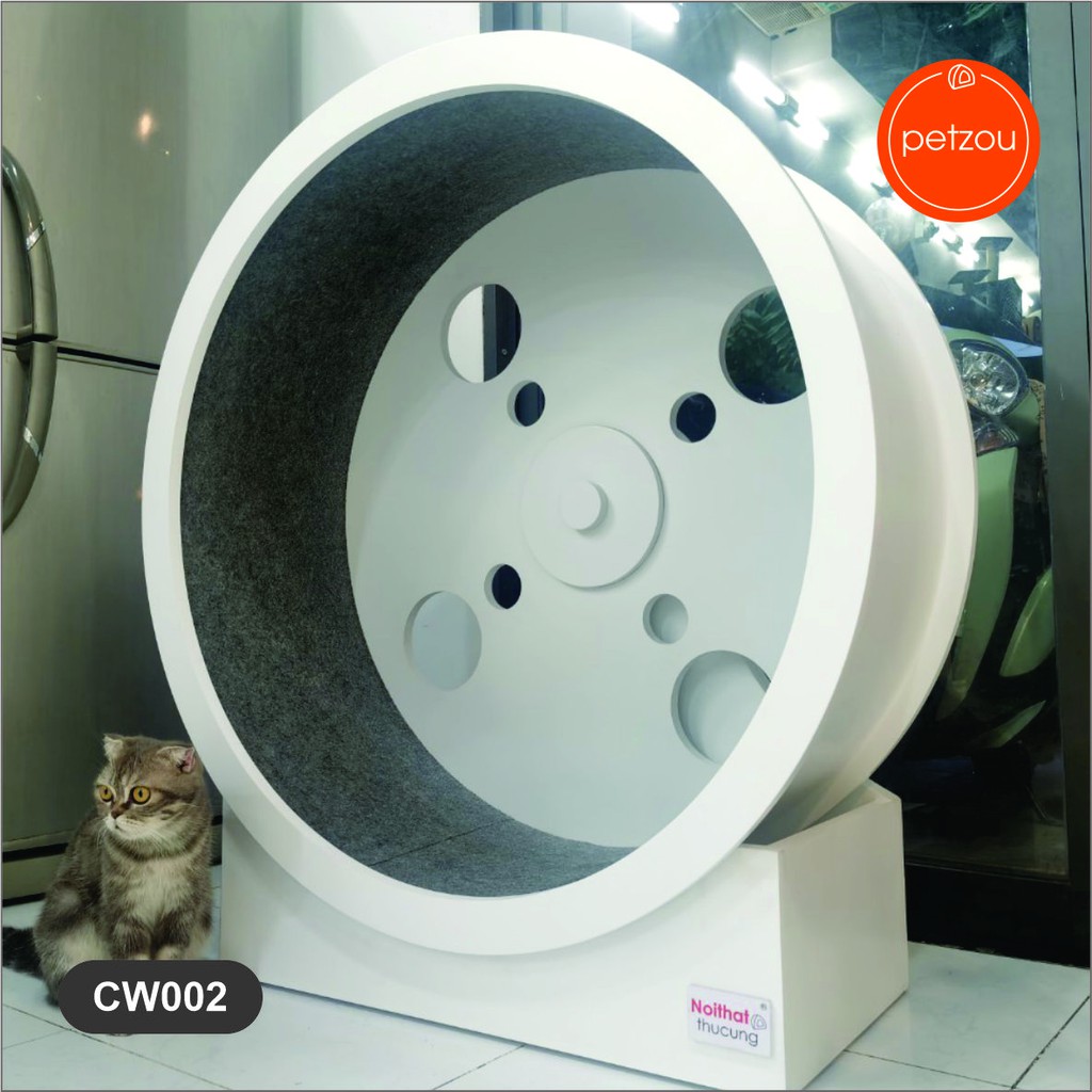 Bánh xe chạy bộ cho mèo Catwheel CW002 - Nội Thất Thú Cưng Petzou