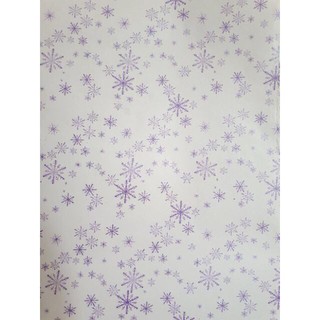 DECAL 1M PVC giấy dán tường khổ 45cm (có sẵn keo dán) – HOA SAO TÍM DT224