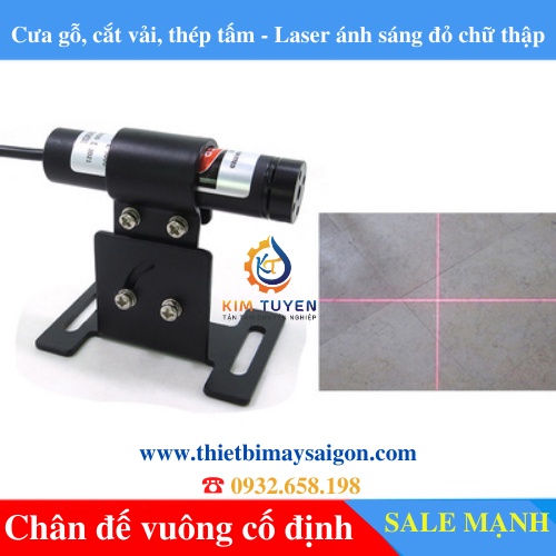 Thước ngắm bằng đèn laser tia đỏ chữ thập cho ngành gia công may mặc, độ ổn định cao và khả năng chống nhiễu cực tốt