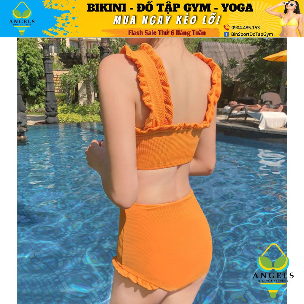 Bikini,Bộ Đồ Bơi Cổ Chéo Màu Vàng, Hàng Nhập Đủ Size M L XL,BHN015 [ Giá Sỉ ] | BigBuy360 - bigbuy360.vn