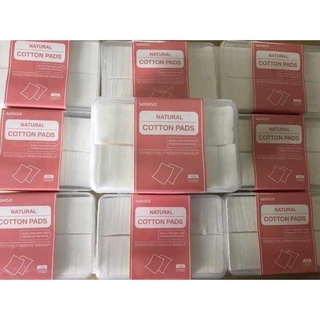  Hộp bông tẩy trang MiNiSo  miếng bông lau đa năng 1000 miếng   hàng loại 1 - Nhật Bản 