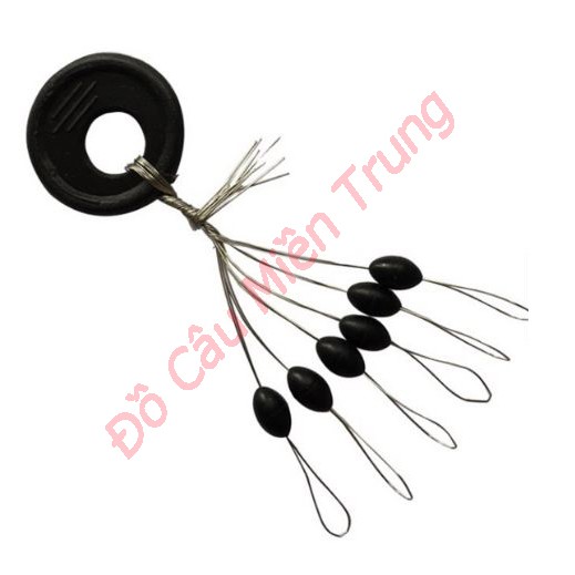 Combo 3 Vỉ Hạt Chặn Phao đen