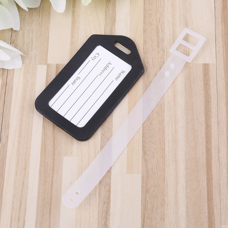 Thẻ tag nhựa gắn vali / túi xách tiện lợi nhiều màu sắc