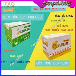 Men hữu cơ Sunplus + Sữa non Sunplus men sống hữu cơ Sun plus