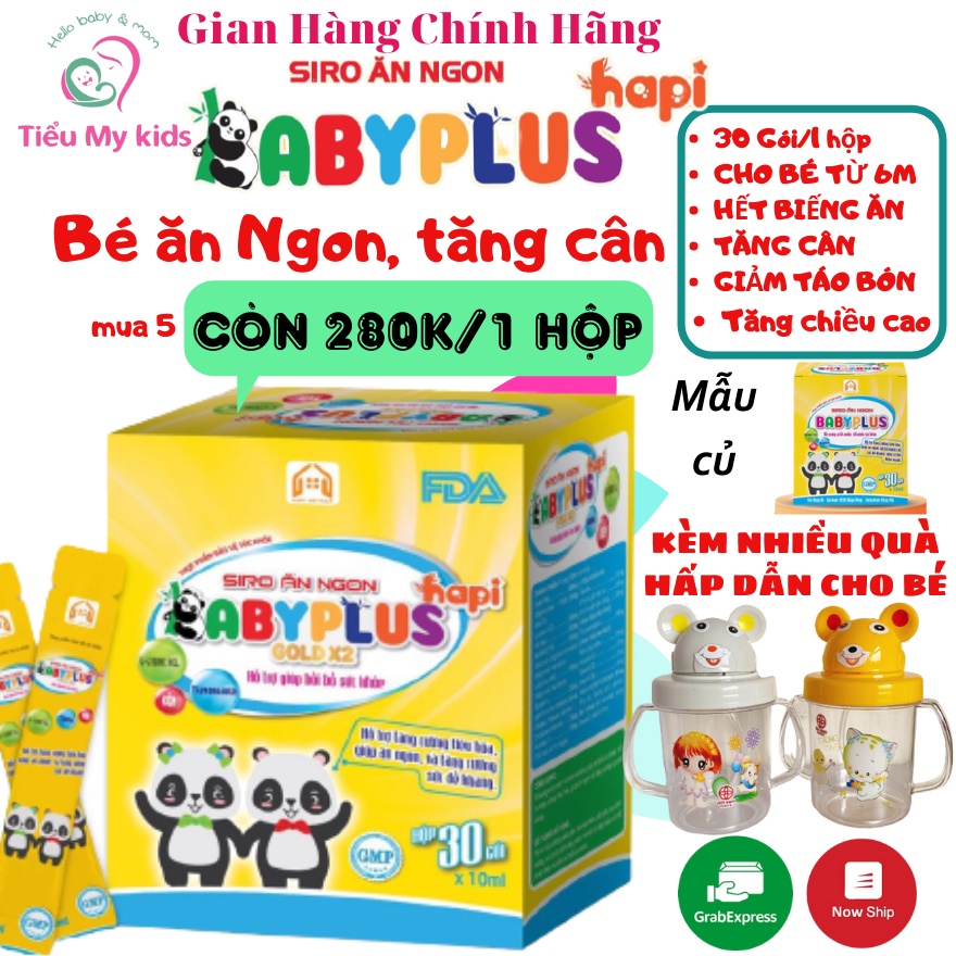 Siro BABYPLUSSiro Ăn Ngon Baby Plus, Giúp Bé Tăng Cân, Tiêu Hoá Tốt