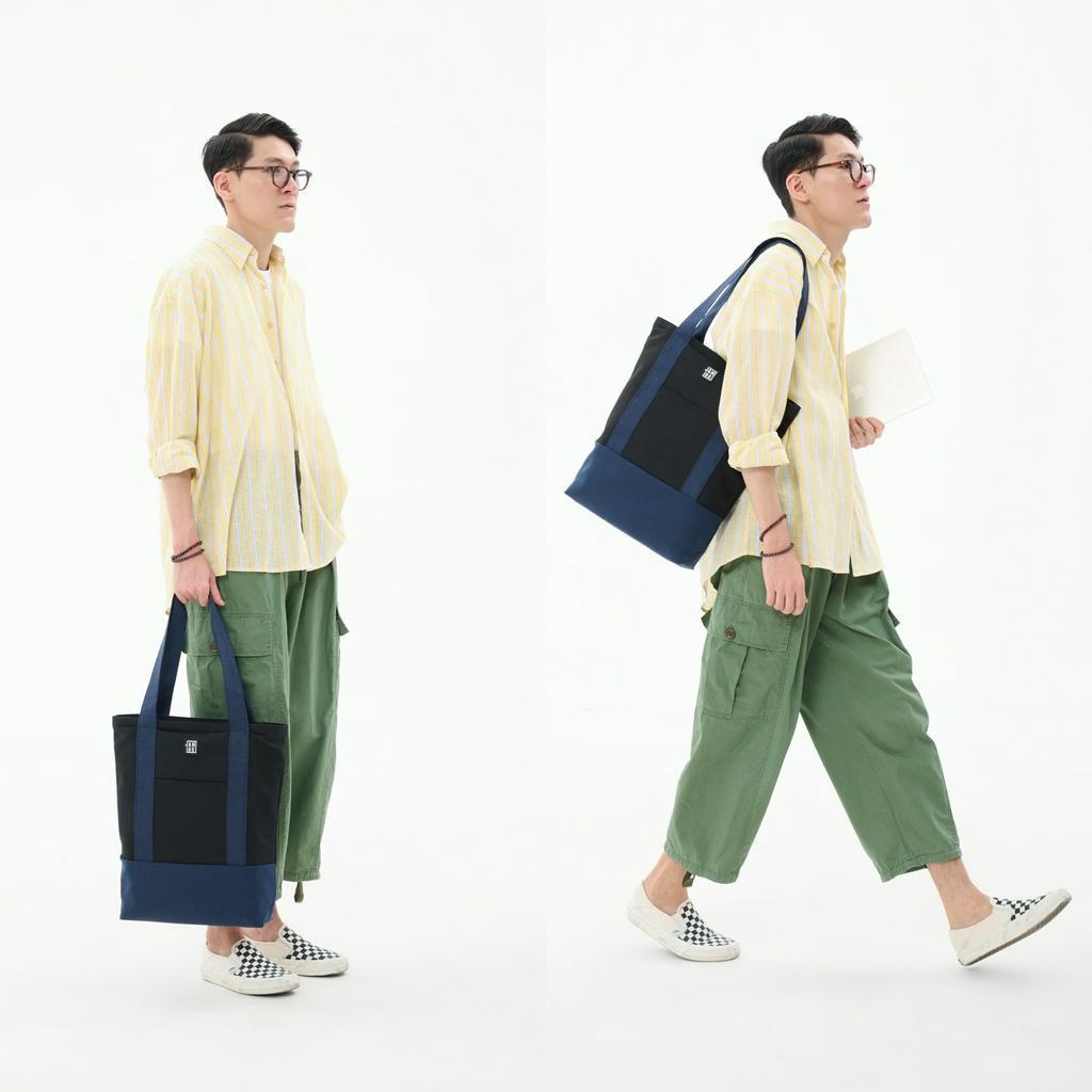 Jamlos Everyday Summer Tote - Túi tote vải canvas hàng ngày size M