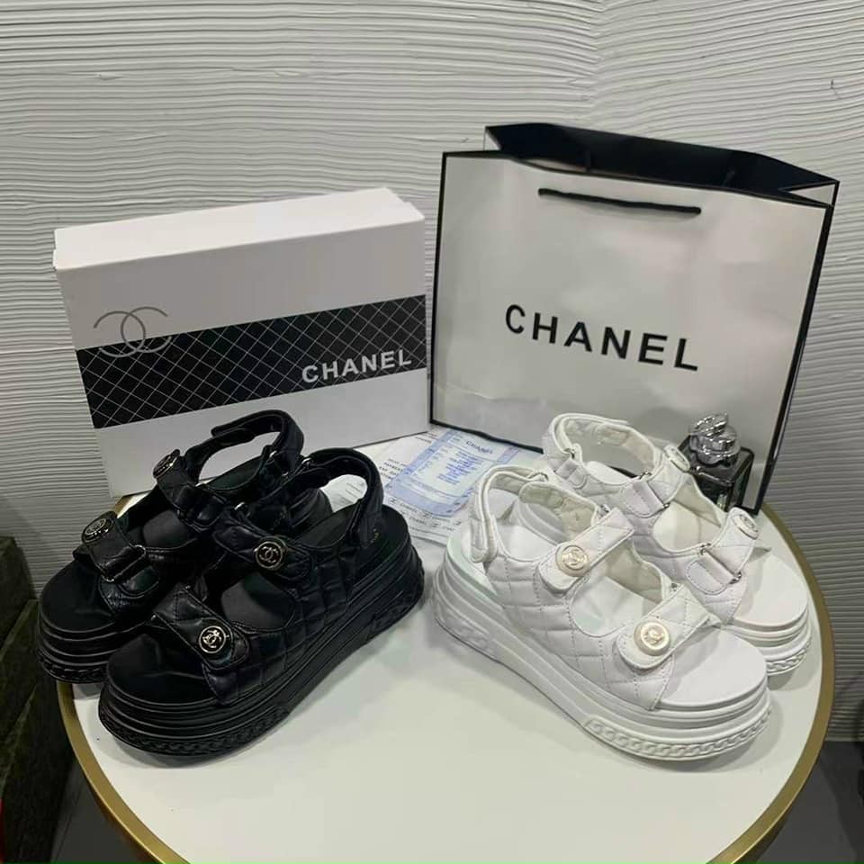 Giày Sandal Nữ - Sandal Nữ Chanel  Thiết Kế Hiện Đại Trẻ Trung Năng Động Cho Các Nàng Tự Tin Sải Bước