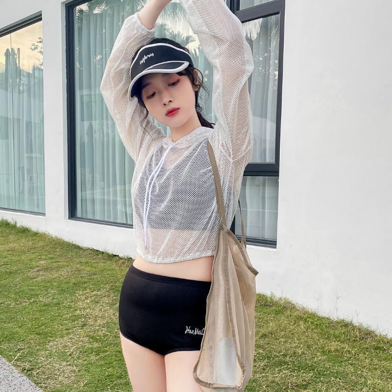 Bộ Đồ Bơi Thể Thao Ba Mảnh Phong Cách Hàn Quốc Dành Cho Nữ 2021 | BigBuy360 - bigbuy360.vn