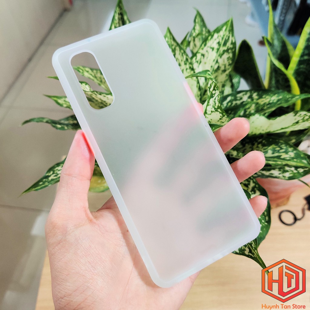 Ốp lưng Oppo Find X2 nhám viền màu