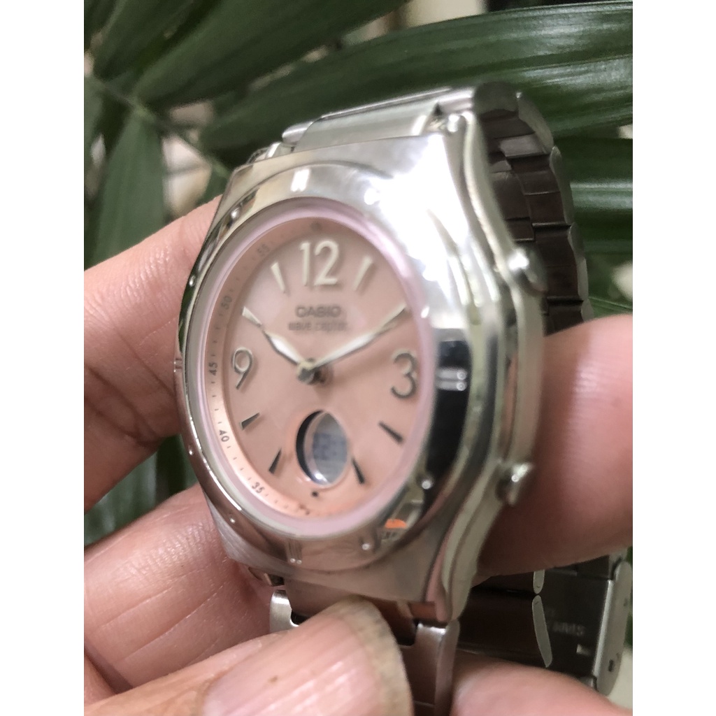 Đồng hồ nữ casio wave ceptor solar