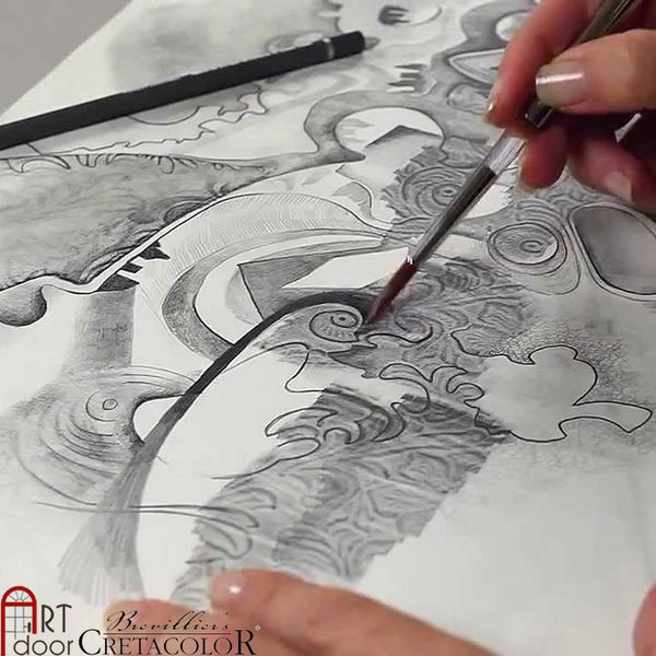 [ARTDOOR] Bút chì phác thảo CRETACOLOR Aquarell (tan trong nước)