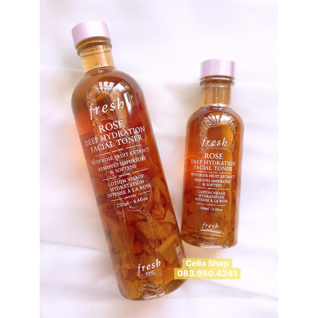 Nước hoa hồng FRESH Rose Deep Hydration Facial Toner