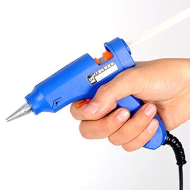 Bộ súng bắn keo nhỏ + 10 cây keo nến nhỏ