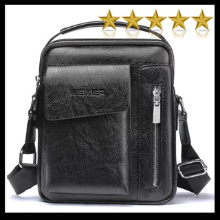 Túi đeo chéo nam thời trang WEIXIER 24x20x6/ tui deo cheo/ túi bao tử/ túi unisex/ túi chéo da/ balo/ ulzzang