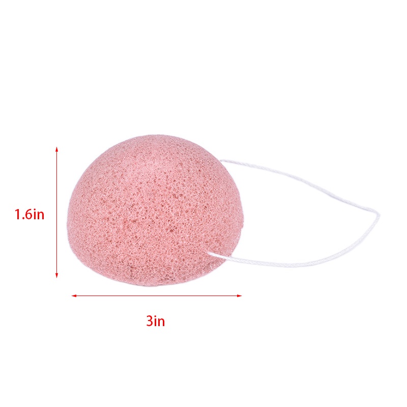(Hàng Mới Về) Sữa Rửa Mặt Sợi konjac Tự Nhiên Làm Sạch Hiệu Quả
