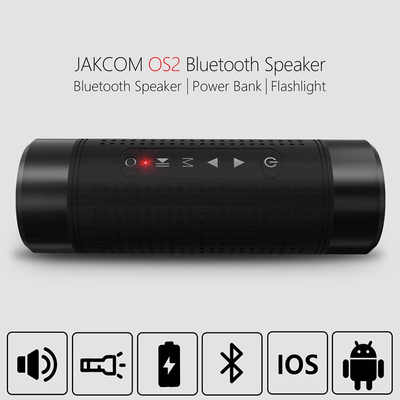 Portable JAKCOM OS2 Outdoor Bluetooth 4.1 Speaker IP56 Waterproof Audio Player