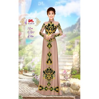 Vải Áo Dài Tằm Ý Hoa Văn Sang Trọng Dịp Đặc Biệt